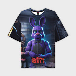 Мужская футболка оверсайз Five Nights at Freddys Bonnie