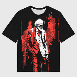 Футболка оверсайз мужская Эпатажный старик, цвет: 3D-принт