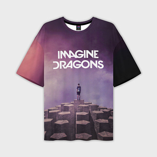 Мужская футболка оверсайз Imagine Dragons обложка альбома Night Visions / 3D-принт – фото 1