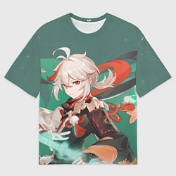 Мужская футболка оверсайз Kaedehara Kazuha Genshin Impact