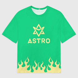 Мужская футболка оверсайз Astro fire