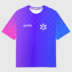 Футболка оверсайз мужская Astro pattern, цвет: 3D-принт