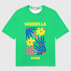 Мужская футболка оверсайз Марбелья - Испания
