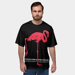 Футболка оверсайз мужская Фламинго - Мюнхен, цвет: 3D-принт — фото 2
