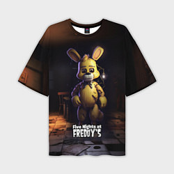 Футболка оверсайз мужская Spring Bonnie Five Nights at Freddys, цвет: 3D-принт