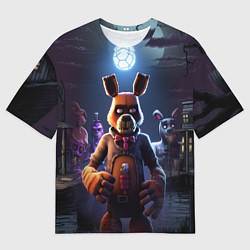 Мужская футболка оверсайз Five Nights at Freddy