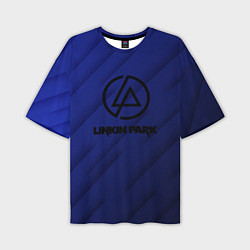 Футболка оверсайз мужская Linkin park лого градиент, цвет: 3D-принт