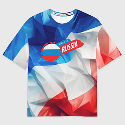 Мужская футболка оверсайз Made in Russia