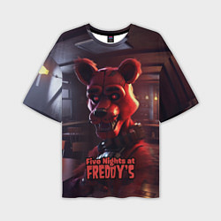 Мужская футболка оверсайз Five Nights at Freddys Mangle
