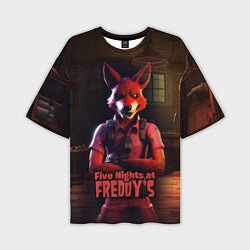 Мужская футболка оверсайз Five Nights at Freddys Mangle
