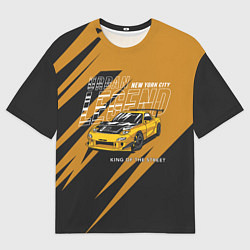 Мужская футболка оверсайз Любителям гонок