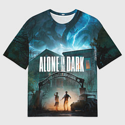 Футболка оверсайз мужская Особняк Alone in the dark, цвет: 3D-принт