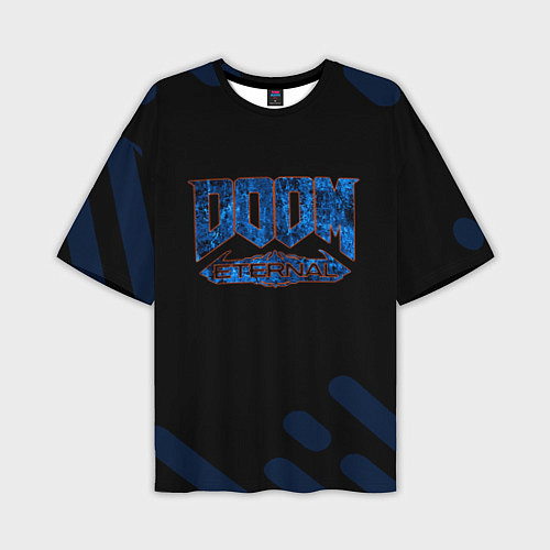 Мужская футболка оверсайз Doom дум / 3D-принт – фото 1