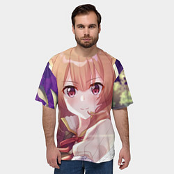 Футболка оверсайз мужская Восхождение Героя Щита Рафталия, цвет: 3D-принт — фото 2