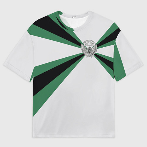 Мужская футболка оверсайз Железнодорожные войска / 3D-принт – фото 1