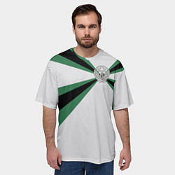 Футболка оверсайз мужская Железнодорожные войска, цвет: 3D-принт — фото 2