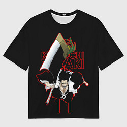 Мужская футболка оверсайз Кенпачи Зараки - Блич