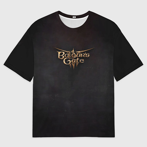 Мужская футболка оверсайз Logo Baldurs Gate 3 / 3D-принт – фото 1