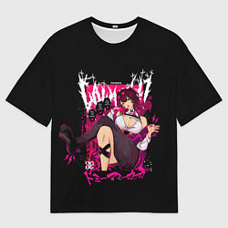 Мужская футболка оверсайз Кафка - Хонкай