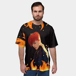 Футболка оверсайз мужская G-Dragon BigBang, цвет: 3D-принт — фото 2