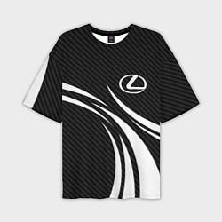 Мужская футболка оверсайз Lexus - carbon line