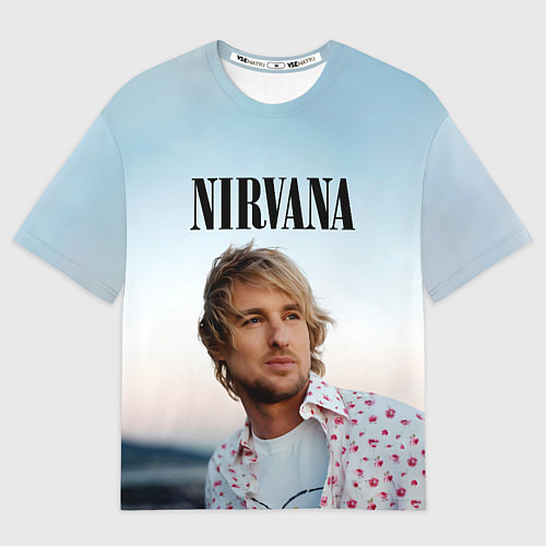 Мужская футболка оверсайз Тру фанат Nirvana / 3D-принт – фото 1