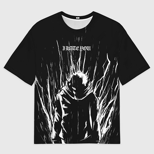 Мужская футболка оверсайз Итадори в ярости - Магическая битва / 3D-принт – фото 1