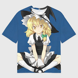 Мужская футболка оверсайз Touhou Project Мариса Кирисаме