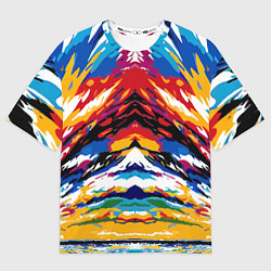 Футболка оверсайз мужская Vanguard abstraction - vogue - art, цвет: 3D-принт
