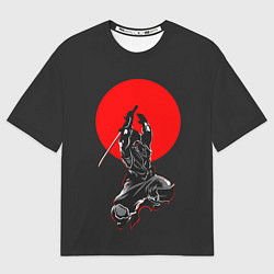 Мужская футболка оверсайз Атакующий ниндзя