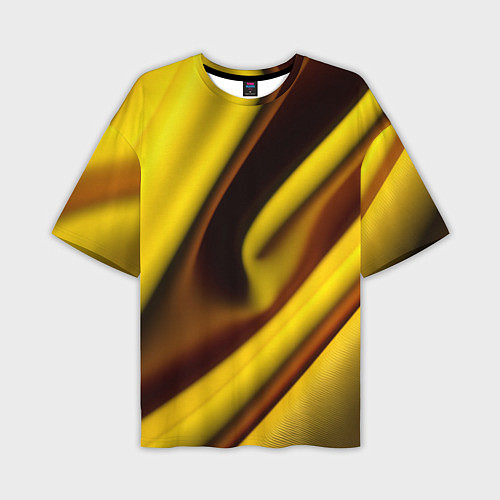 Мужская футболка оверсайз Желтая футболка / 3D-принт – фото 1