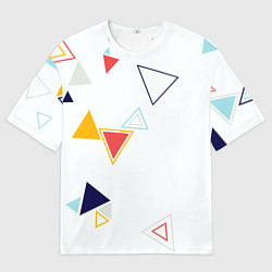 Футболка оверсайз мужская Геометрия фигур, цвет: 3D-принт