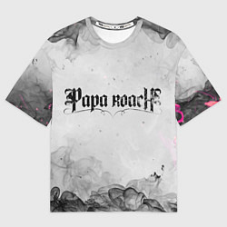 Футболка оверсайз мужская Papa Roach grey, цвет: 3D-принт