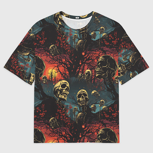 Мужская футболка оверсайз Нечистый дух / 3D-принт – фото 1