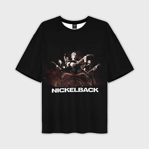 Мужская футболка оверсайз Nickelback brutal / 3D-принт – фото 1