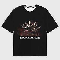Мужская футболка оверсайз Nickelback brutal
