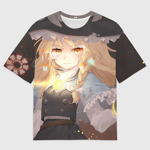 Мужская футболка оверсайз Touhou Project Marisa Kirisame / 3D-принт – фото 1
