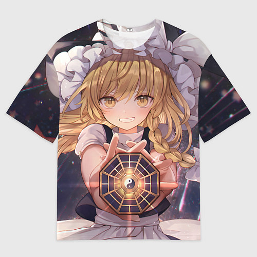 Мужская футболка оверсайз Touhou Project Marisa Kirisame / 3D-принт – фото 1