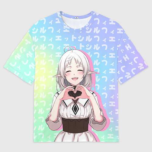 Мужская футболка оверсайз Сильфиетта - Реинкарнация безработного / 3D-принт – фото 1