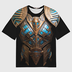 Футболка оверсайз мужская Золотой египетский доспех фараона, цвет: 3D-принт