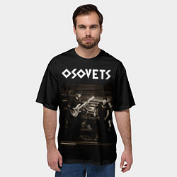 Футболка оверсайз мужская Osovets metal band, цвет: 3D-принт — фото 2