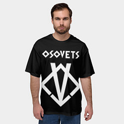 Футболка оверсайз мужская Osovets metal band, цвет: 3D-принт — фото 2