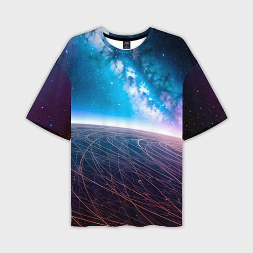 Мужская футболка оверсайз Удивительный млечный путь / 3D-принт – фото 1