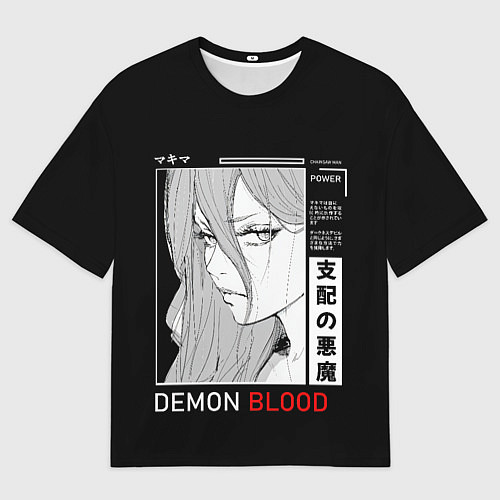 Мужская футболка оверсайз Модель Пауэр - Человек бензопила / 3D-принт – фото 1