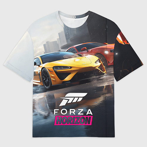 Мужская футболка оверсайз Forza Horizon / 3D-принт – фото 1