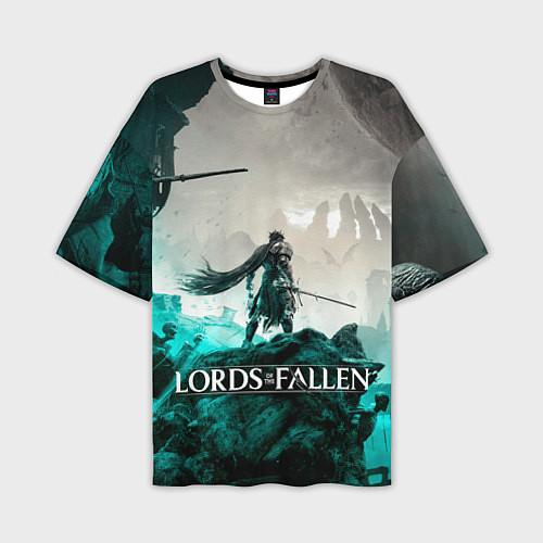 Мужская футболка оверсайз Герой Lords of the fallen / 3D-принт – фото 1