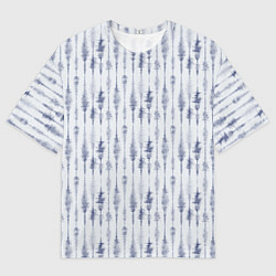 Мужская футболка оверсайз Shibori Tie-Dye