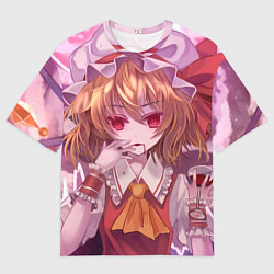 Мужская футболка оверсайз Touhou Project Flandre Scarlet