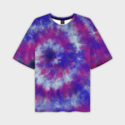 Мужская футболка оверсайз Tie-Dye дизайн