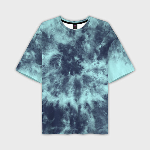 Мужская футболка оверсайз Tie-Dye дизайн / 3D-принт – фото 1